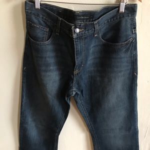 Mens Calvin Klein Boot Jeans 34/30